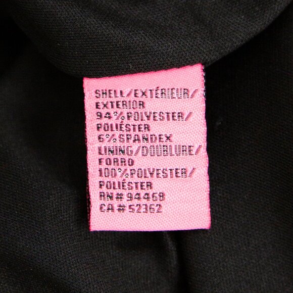 Betsey Johnson Black Floral Print Scuba Sheath Midi Dress, size 12 - Picture 9 of 10